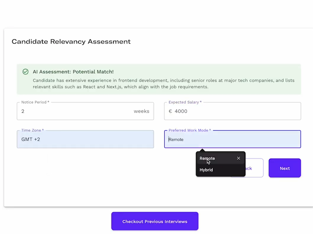 Automated CV Matching